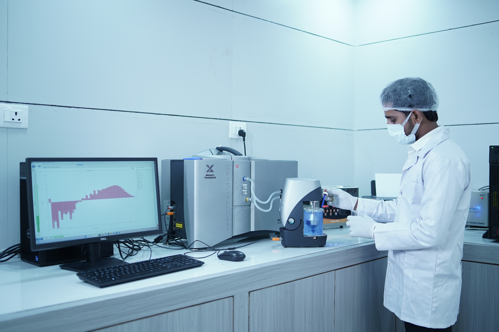Particle size analysis on Malvern Mastersizer